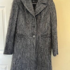 Express Gray Teddy Jacket